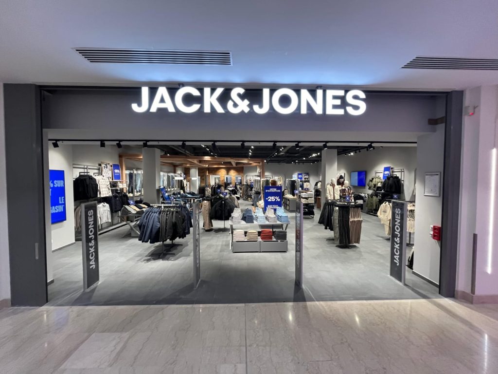 Jack and Jones magasin façade